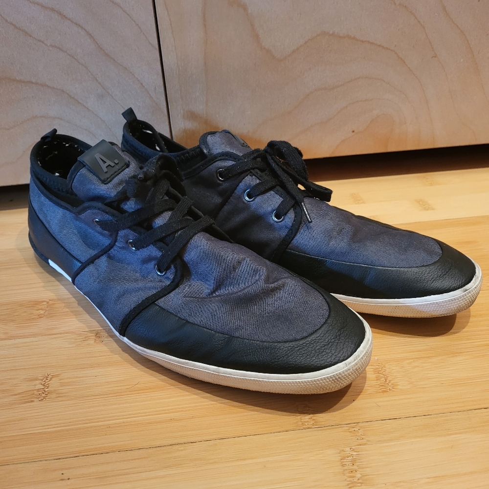 Aldo men's smart casual sneakers US11 gray-black-white